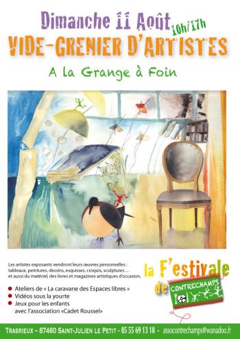 affiche vide grenier contrechamps 2013